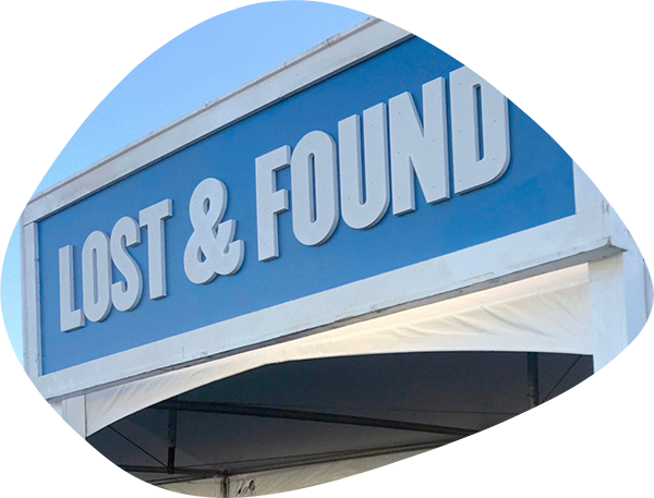 Lost & Found sign