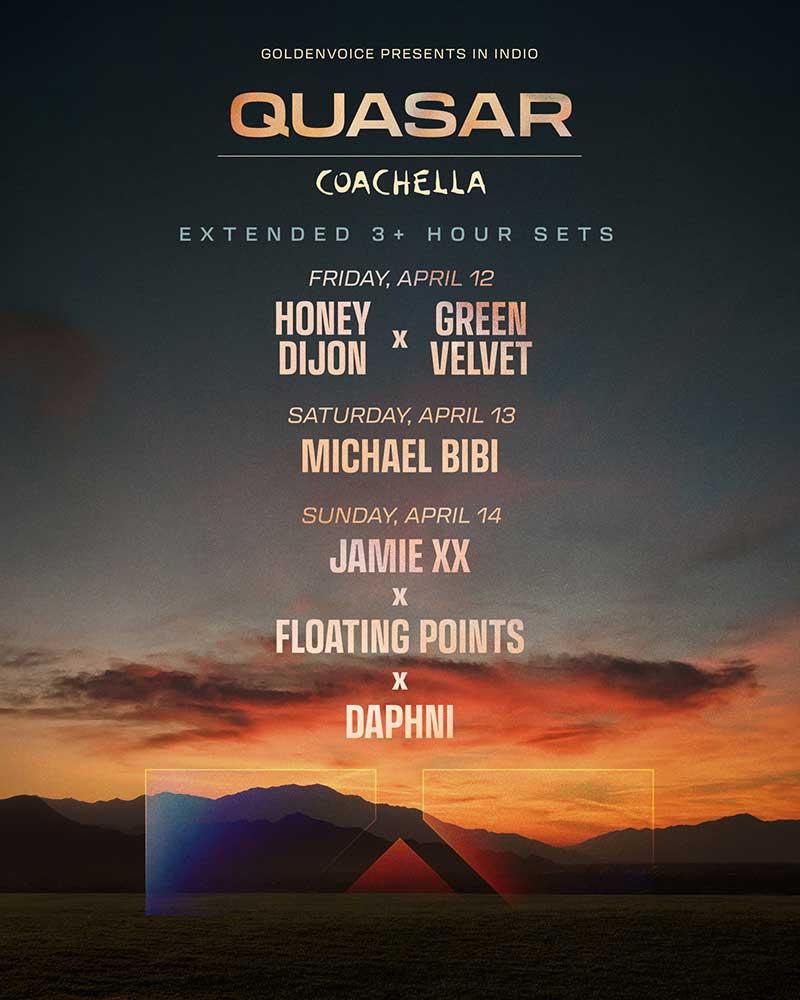 Coachella Quasar 2024 W1 Poster