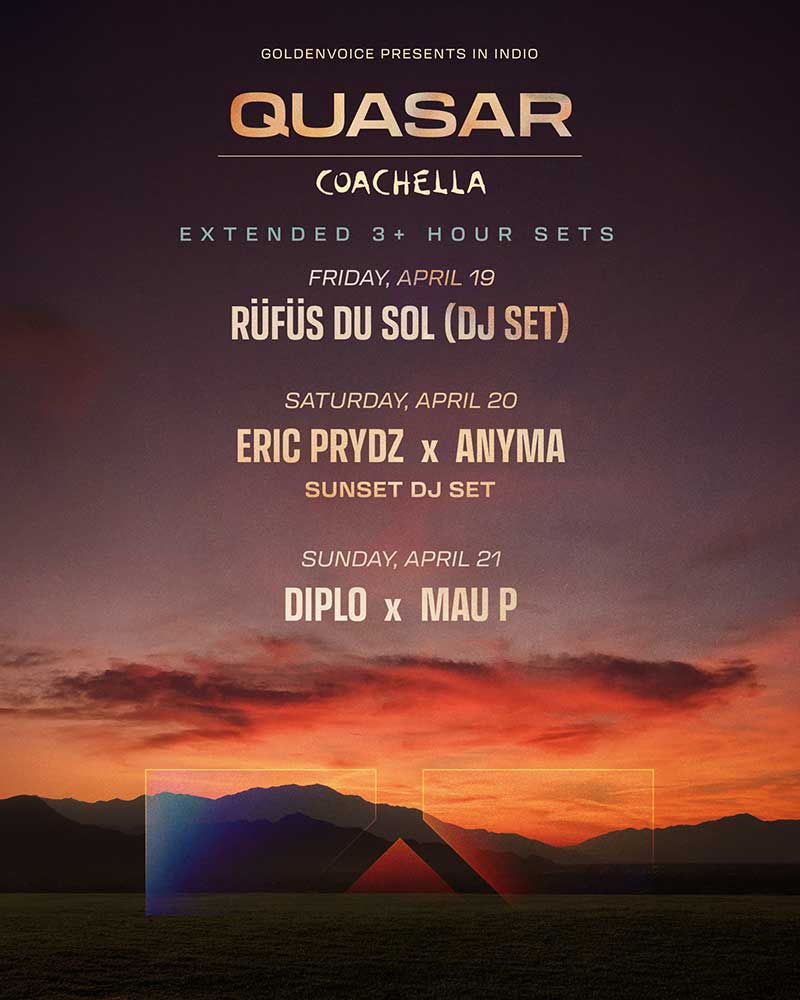 Coachella Quasar 2024 W2 Poster
