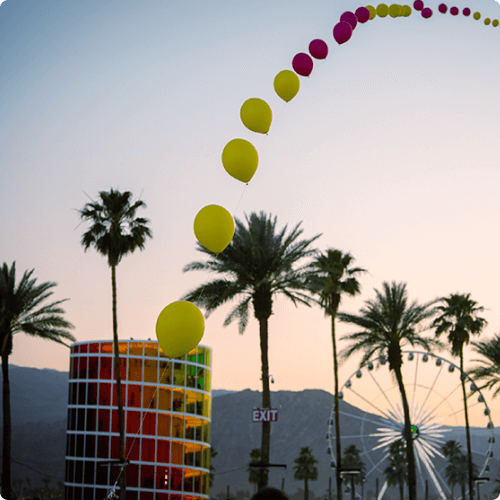 Coachella balloon string